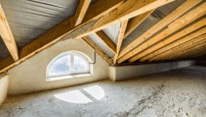 isolation de plancher de combles